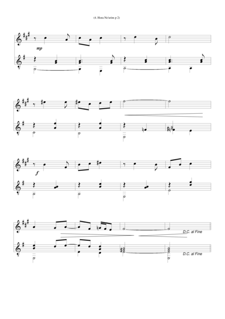 Hora Neurim Dance Of Youth For Clarinet And Guitar Page 2