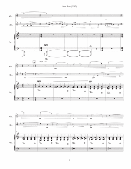 Horn Trio 2017 For Violin Horn And Piano Piano Part Page 2