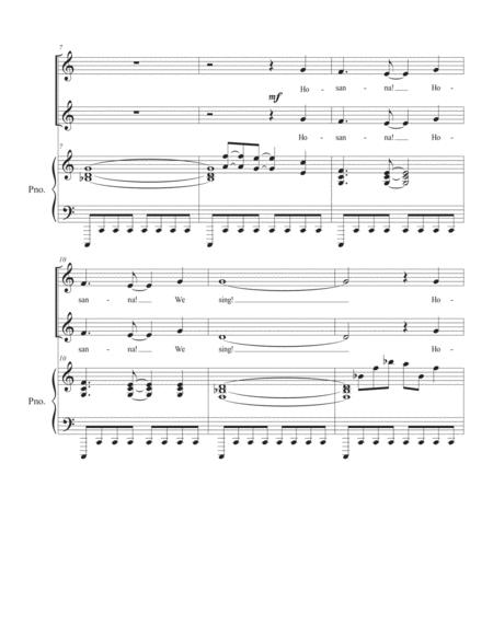 Hosanna For Two Part Voices Reproducible Page 2