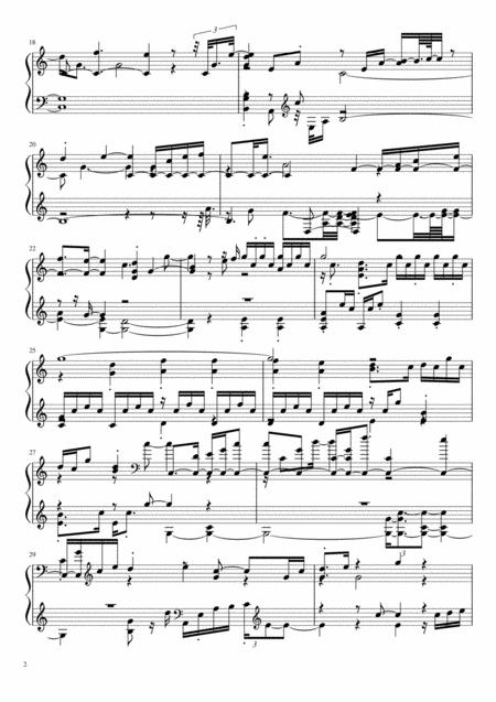 Hosanna Piano Cover Page 2