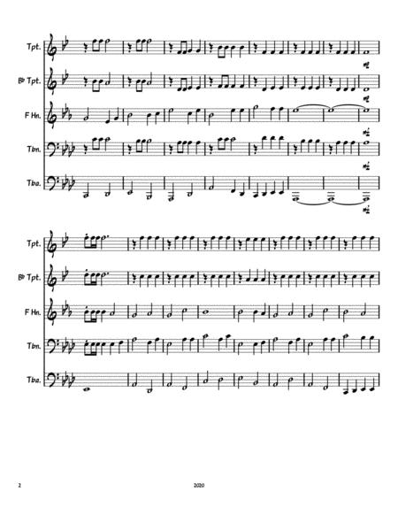 How Firm A Foundation Brass Quintet Page 2