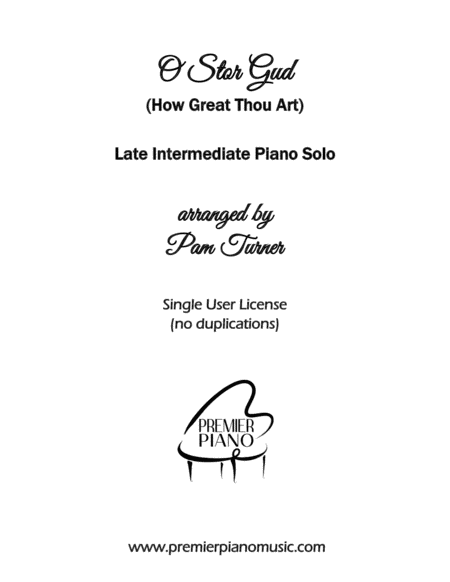 How Great Thou Art Intermediate Piano Solo Page 2