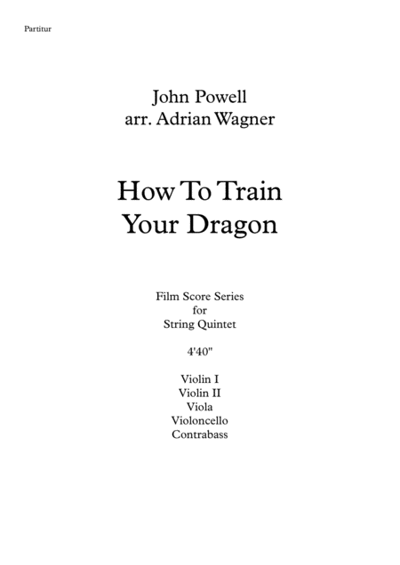 How To Train Your Dragon John Powell String Quintet Arr Adrian Wagner Page 2