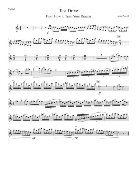 How To Train Your Dragon Test Drive String Quartet Page 2