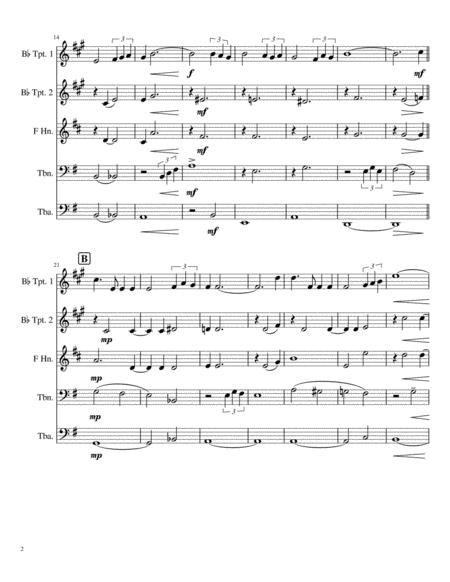 How Wonderful To Know Anema E Core Salve D Esposito Brass Quintet Page 2