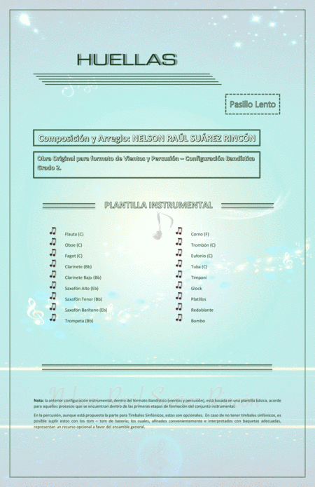 Huellas Score Parts Page 2