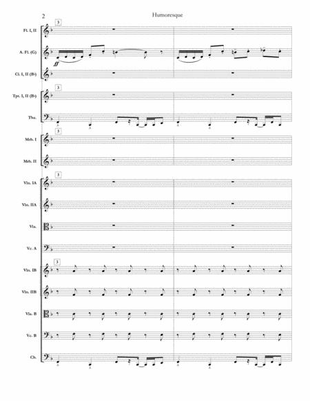 Humoresque From Curb Your Enthusiasm Full Score Set Of Parts Page 2