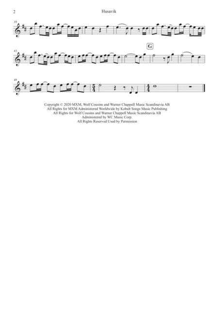 Husavik Alto Recorder And Piano Page 2