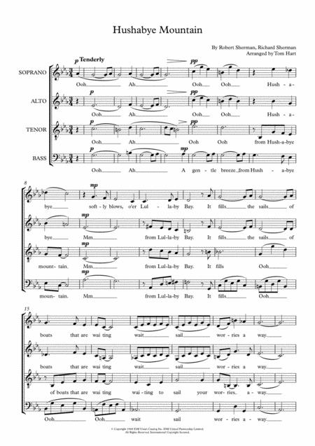 Hushabye Mountain Satb A Cappella Page 2