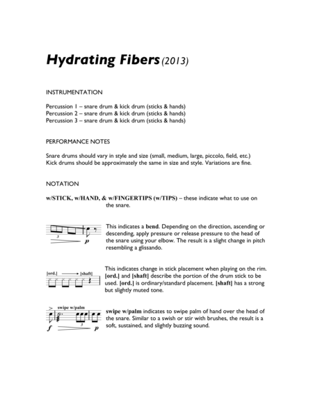 Hydrating Fibers Score Parts Page 2