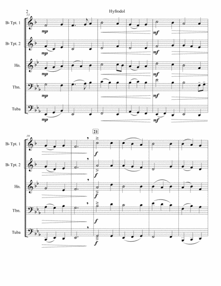 Hyfrodol Brass Quintet Page 2