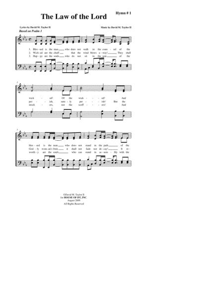 Hymn 1 The Law Of The Lord Page 2