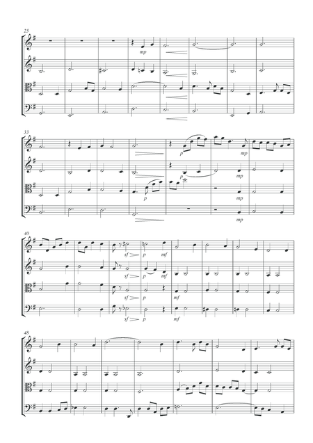 Hymn For String Quartet Amazing Grace Page 2