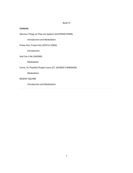 Hymn Introductions And Modulations Book Vi Page 2