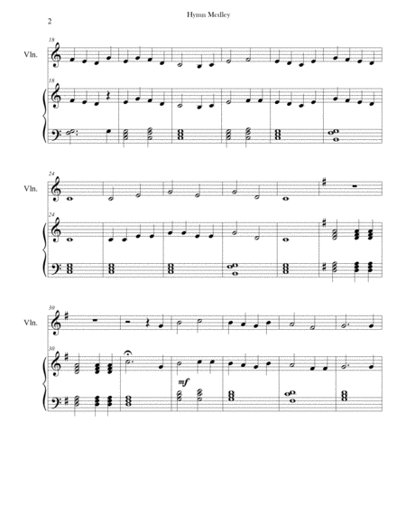 Hymn Medley Piano Violin Page 2
