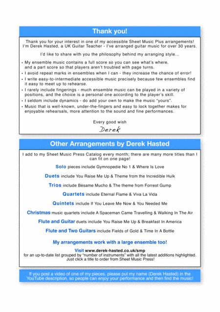 Hymn To Hope Adv Intermediate Guitar Duet Page 2