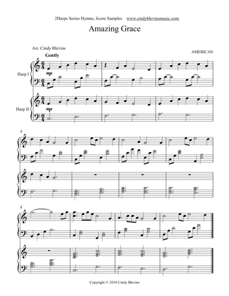 Hymns For Harp Duet 10 Arrangements Page 2