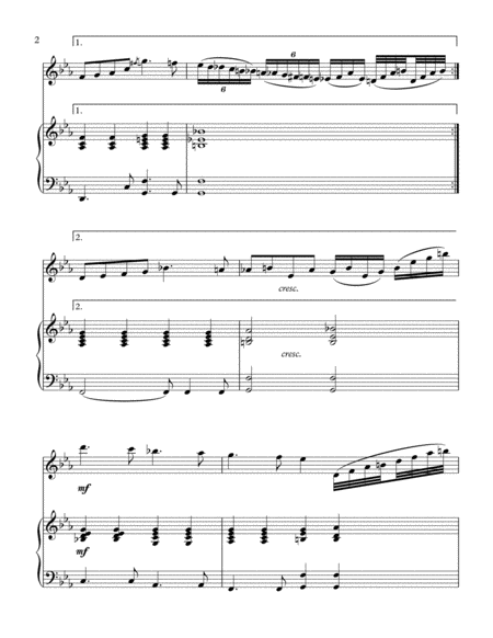 Hypnotized Feeling Of Love Piano Background For Flute And Piano Page 2
