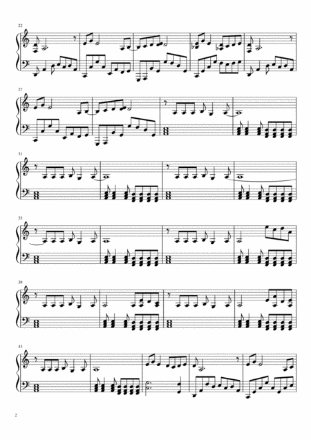 I Deserve It For Piano Solo Page 2