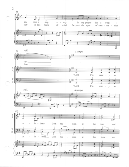 I Feel It Coming Brass Quintet Page 2