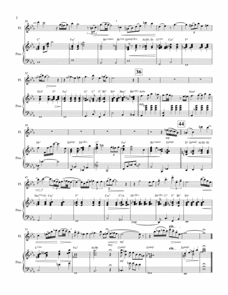 I Got It Bad And That Aint Good Flute Solo Ballad With Piano Accompaniment Duke Ellington Ella Fitzgerald Key Of E Flat Page 2