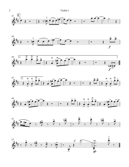 I Got You I Feel Good String Quartet Page 2