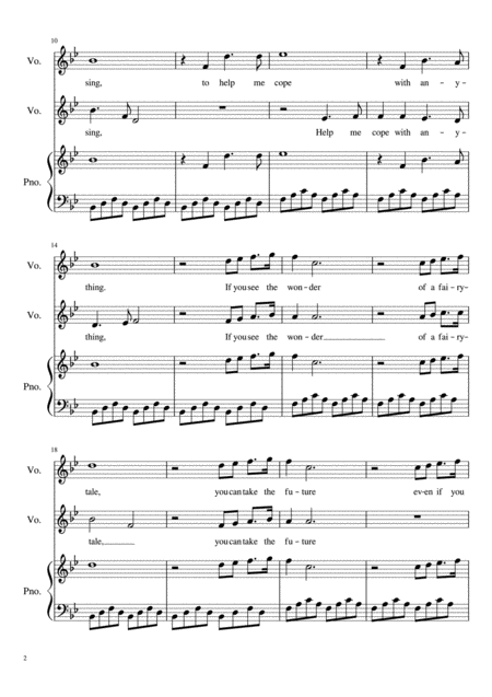 I Have A Dream Vocal Duet Page 2