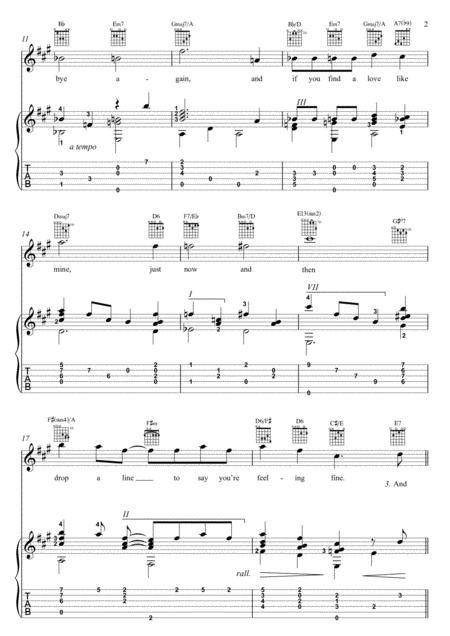 I Ll Be Around Guitar Jazz Fingerstyle Page 2