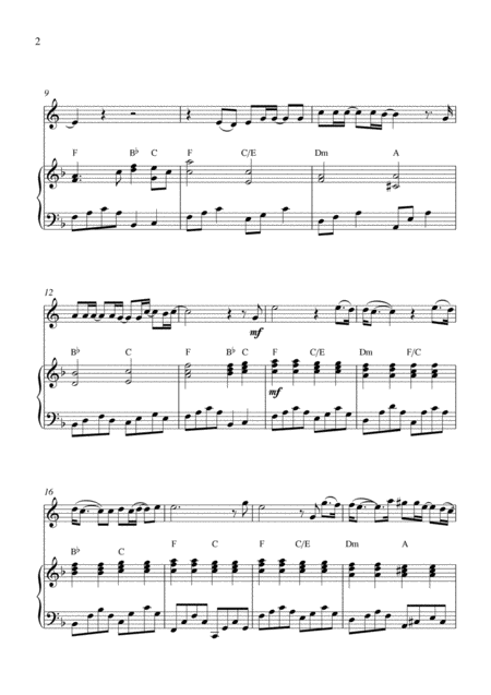 I Love You English Horn Solo And Piano Accompaniment Page 2