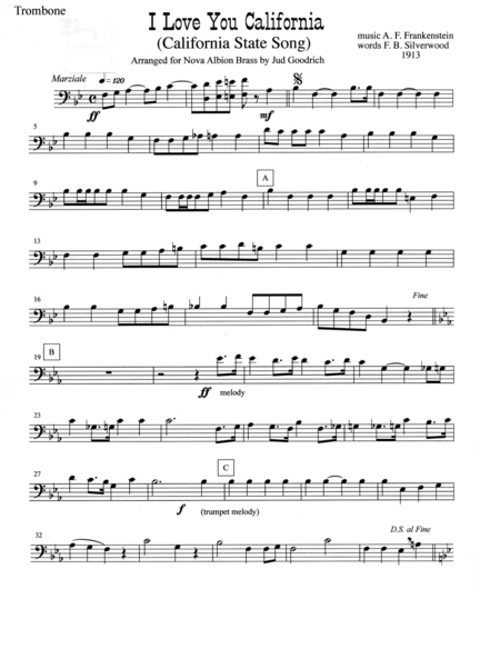 I Loveyou California For Brass Quintet Page 2