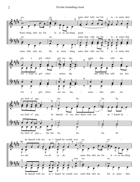 I M Into Something Good Ssaa A Cappella Page 2