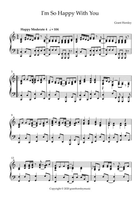 I M So Happy With You An Original Piano Solo For Weddings Romance Etc Page 2