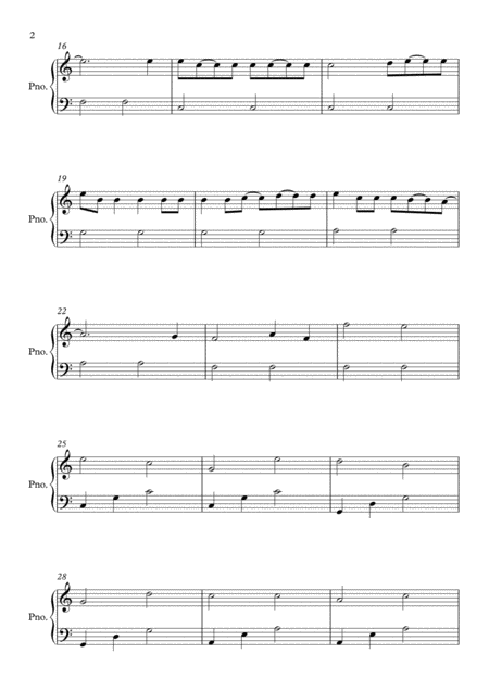 I M Yours C Major By Jason Mraz Easy Piano Page 2