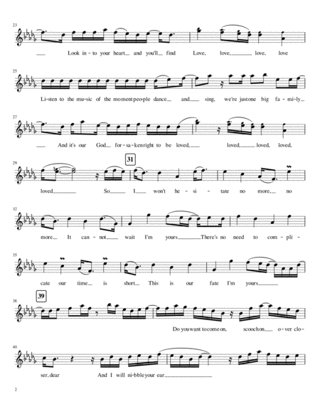 I M Yours Tenor Saxophone Page 2