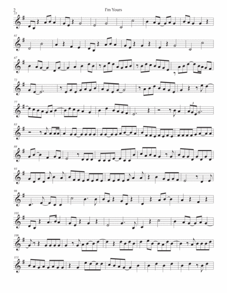 I M Yours Trumpet Page 2