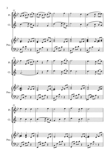I Need Thee Every Hour For Flute Clarinet And Piano Page 2
