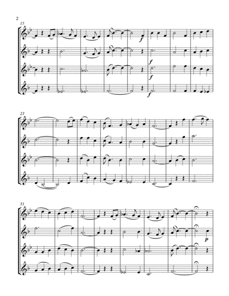 I Once Loved A Lass Sax Quartet Satb Page 2