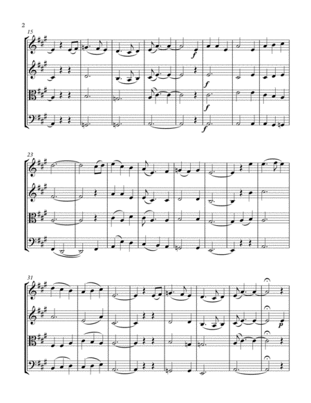 I Once Loved A Lass String Quartet Page 2