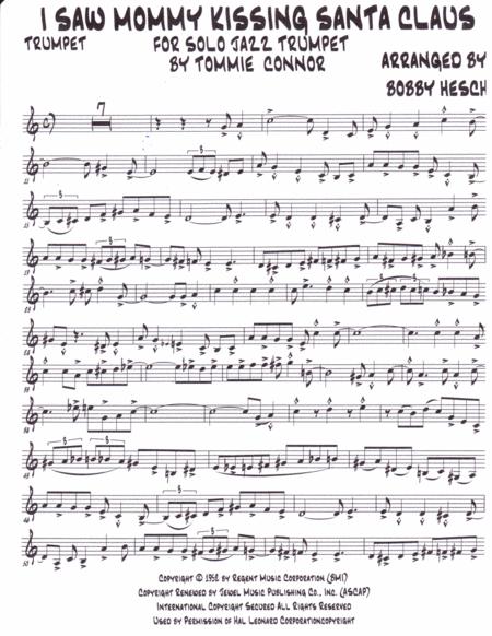 I Saw Mommy Kissing Santa Claus For Solo Jazz Trumpet Page 2