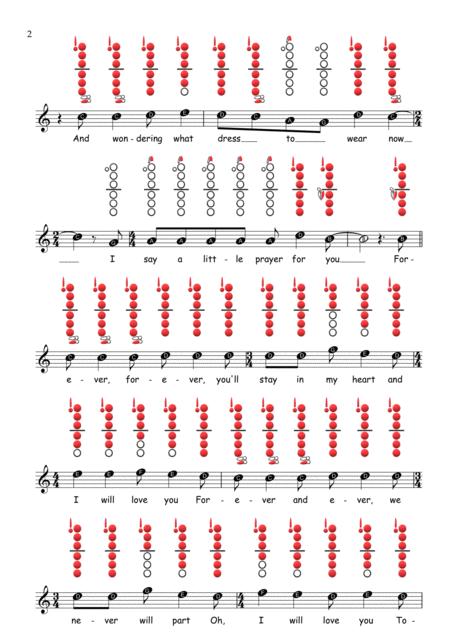 I Say A Little Prayer Clarinet Sheet Music Tab Page 2