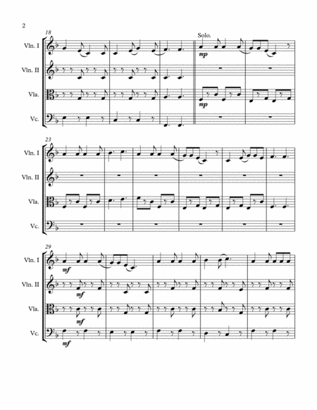 I Se The B Y String Quartet Page 2