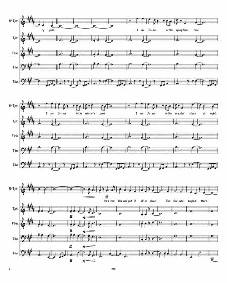 I See Jesus Brass Quintet Page 2