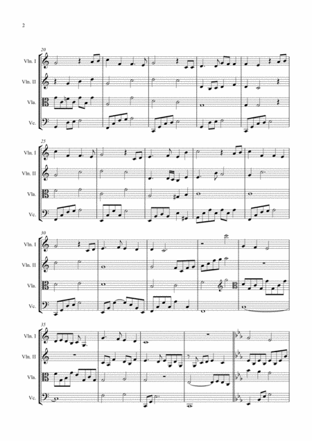 I See The Light Sung By Mandy Moore Arranged For String Quartet 2 X Violins Viola Cello Page 2