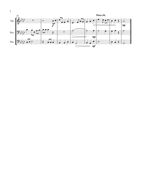 I Ve Found A Friend Brass Trio Page 2