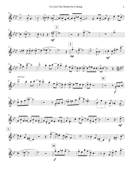 I Ve Got The World On A String Alto Flute Page 2