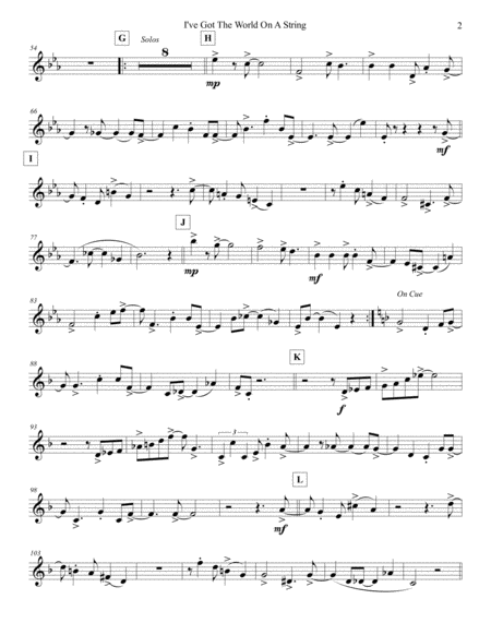 I Ve Got The World On A String Bass Flute Page 2