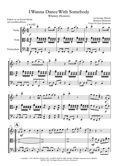 I Wanna Dance With Somebody String Trio Page 2