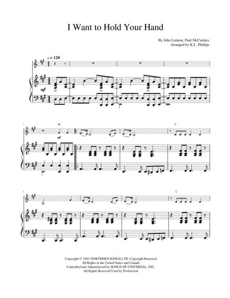 I Want To Hold Your Hand Violin Solo With Piano Accompaniment Page 2