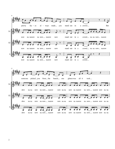 I Want You Back Ssa A Cappella Page 2