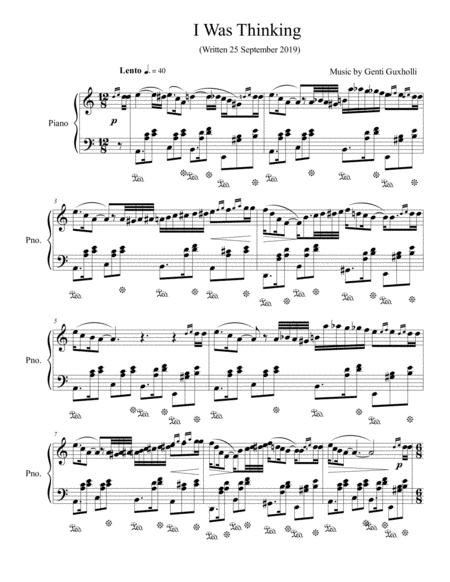 I Was Thinking Piano Solo Page 2